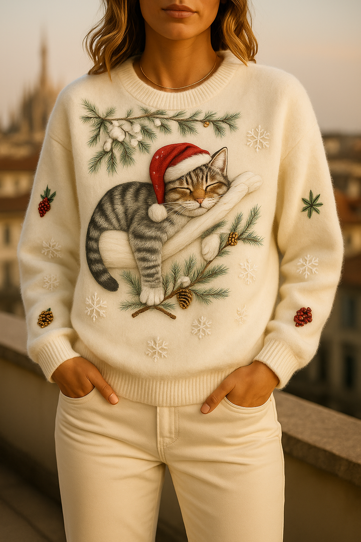 LunaNevé™ | Maglione Morbido Natalizio Donna